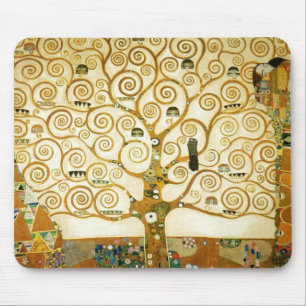 Gustav Klimt Der Baum des Lebens Vintage Art Nouve Mousepad
