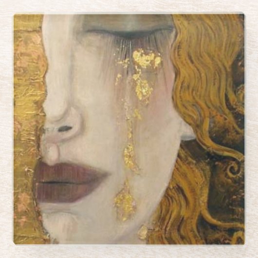 Gustav Klimt Der Goldene Tee Untersetzer (Vorderseite)
