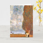Gustav Klimt - Der große Poplar Karte (Gelbe Blume)