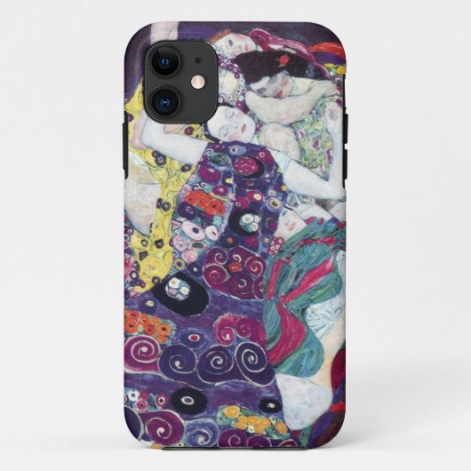 Gustav Klimt der Jungfrau iPhone Fall Case-Mate iPhone Hülle (Rückseite)