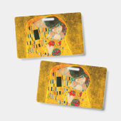 Gustav Klimt Der Kiss Ausweis (Vorder- & Rückseite)