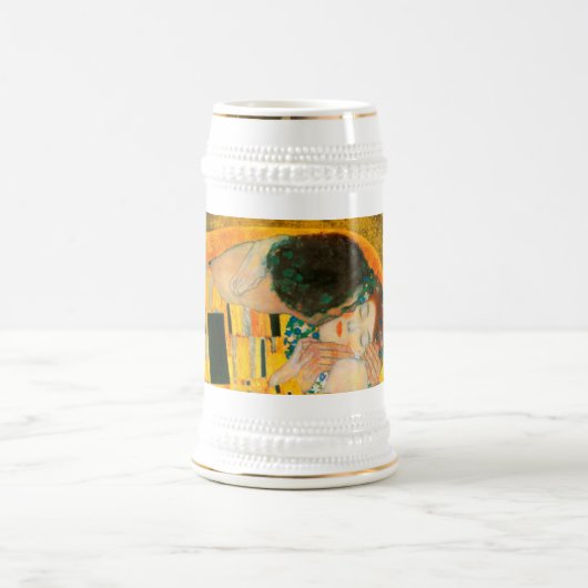 Gustav Klimt Der Kiss Bierglas (Mittel)