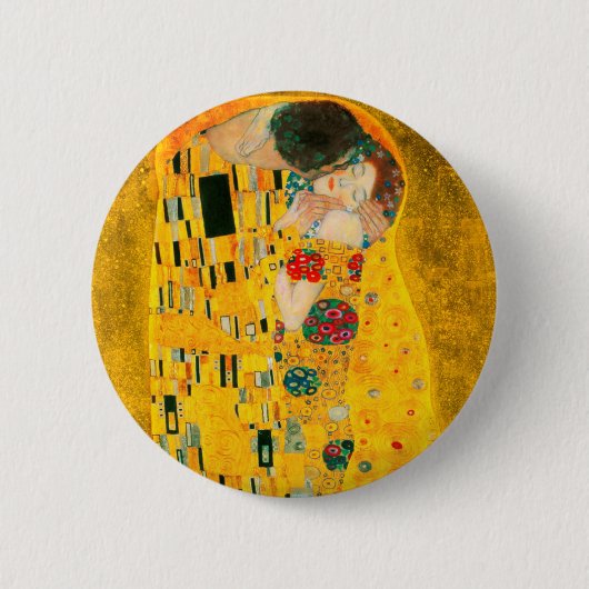 Gustav Klimt Der Kiss Button (Vorderseite)