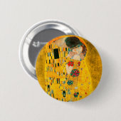 Gustav Klimt Der Kiss Button (Vorne & Hinten)