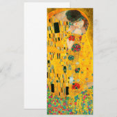 Gustav Klimt Der Kiss Einladung (Vorne/Hinten)