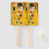 Gustav Klimt Der Kiss Fächer (Vorne und Hinten)