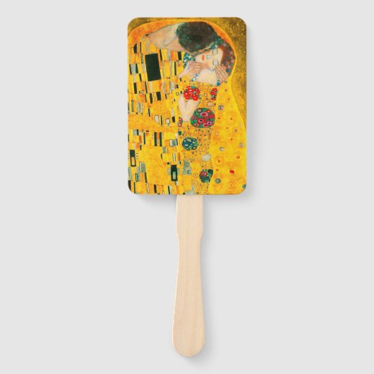 Gustav Klimt Der Kiss Fächer (Vorderseite)