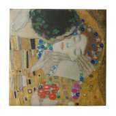 Gustav Klimt Der Kiss Fliese (Vorderseite)