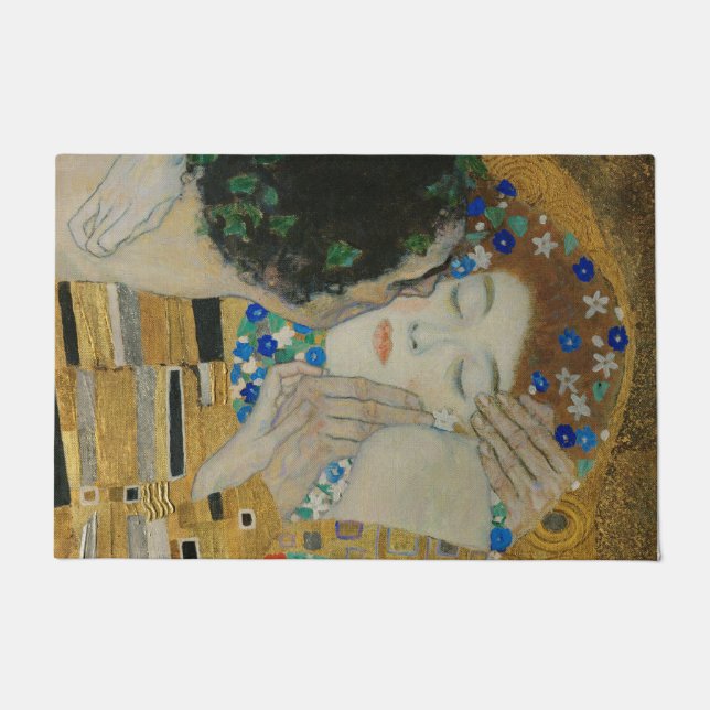 Gustav Klimt Der Kiss Fußmatte (Vorderseite)