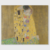 Gustav Klimt Der Kiss Geschenkpapier (Flach)