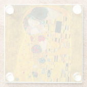 Gustav Klimt Der Kiss Glasuntersetzer (Rückseite)