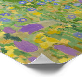 Gustav Klimt-Der Kiss | Gold Leaf Kunstwerk Poster (Ecke)