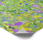 Gustav Klimt Der Kiss ist wieder lebendig. Poster (Ecke)