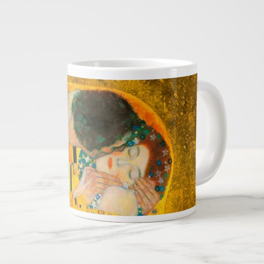 Gustav Klimt Der Kiss Jumbo-Tasse (Vorderseite Rechts)