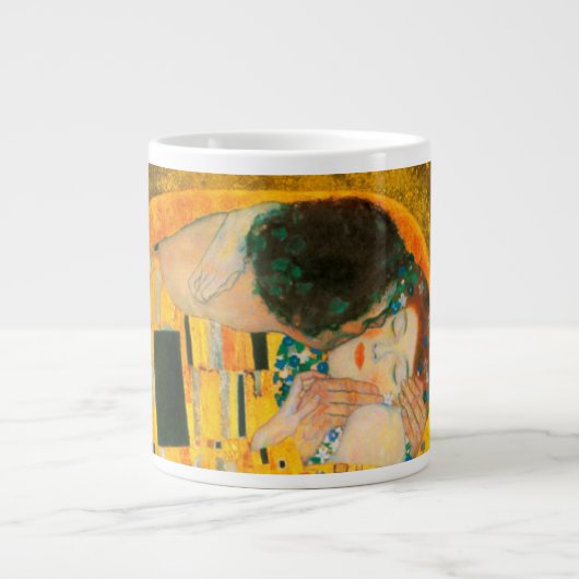 Gustav Klimt Der Kiss Jumbo-Tasse (Vorderseite)