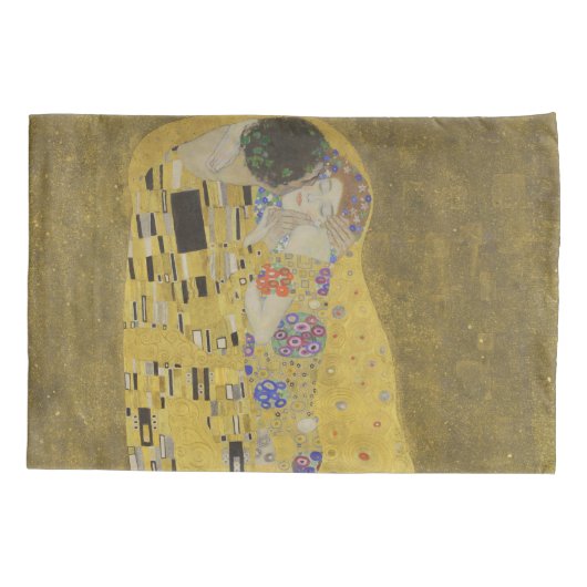 Gustav Klimt Der Kiss Kissenbezug (Rückseite)