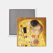 Gustav Klimt Der Kiss Magnet (Vorderseite/Rückseite)