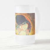 Gustav Klimt Der Kiss Mattglas Bierglas (VorderseiteRechts)