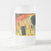Gustav Klimt Der Kiss Mattglas Bierglas (Vorderseite Links)