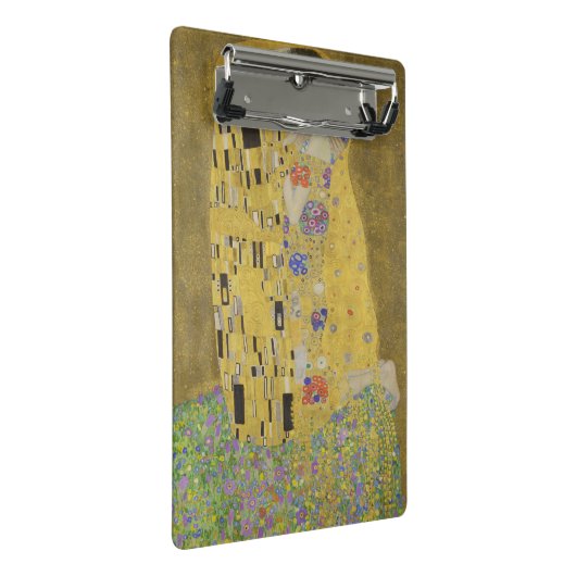 Gustav Klimt Der Kiss Mini Klemmbrett (Schrägansicht)