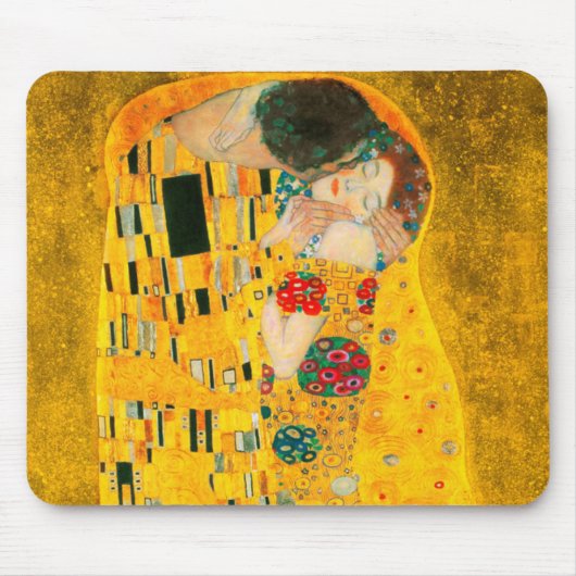Gustav Klimt Der Kiss Mousepad (Vorne)