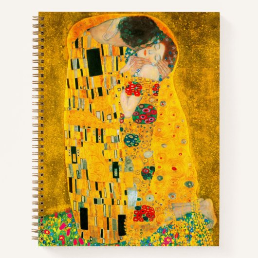 Gustav Klimt Der Kiss Notizblock (Vorderseite)