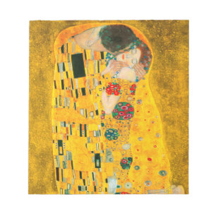 Gustav Klimt Der Kiss Notizblock