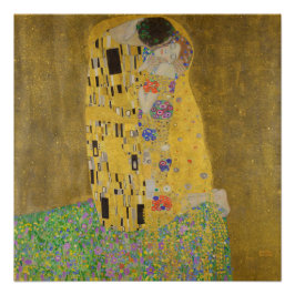 Gustav Klimt Der Kiss Poster