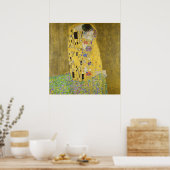 Gustav Klimt Der Kiss Poster (Küche)