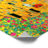 Gustav Klimt Der Kiss Poster (Ecke)