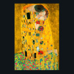 Gustav Klimt Der Kiss Poster<br><div class="desc">Poster mit Gustav Klimts Ölgemälde mit Goldblatt Der Kuss (1908). Ein Mann und eine Frau,  die leuchtende goldene Farben tragen,  sich liebevoll umarmen und in einem Feld von Blume küssen. Ein großartiges Geschenk für Jugendliche und österreichische Kunstliebhaber.</div>