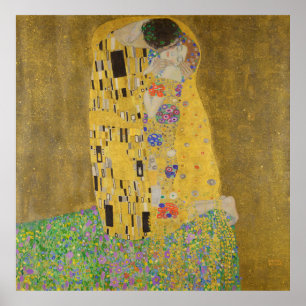 Gustav Klimt Der Kiss Poster