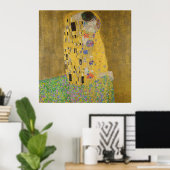 Gustav Klimt Der Kiss Poster (Heimbüro)