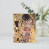 Gustav Klimt ~ der Kiss Postkarte (Stehend Vorderseite)