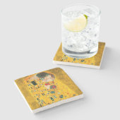 Gustav Klimt Der Kiss Steinuntersetzer (Seitenansicht)