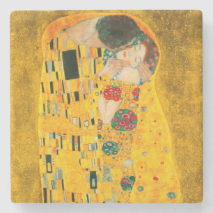 Gustav Klimt Der Kiss Steinuntersetzer