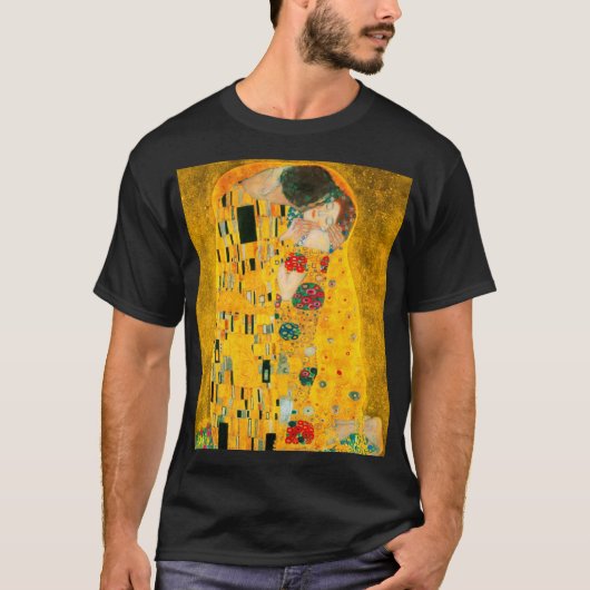 Gustav Klimt Der Kiss T-Shirt (Vorderseite)