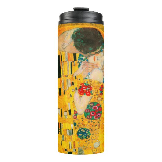 Gustav Klimt Der Kiss Thermosbecher (Vorderseite)