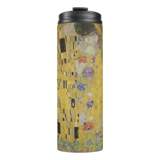 Gustav Klimt Der Kiss Thermosbecher (Vorderseite)