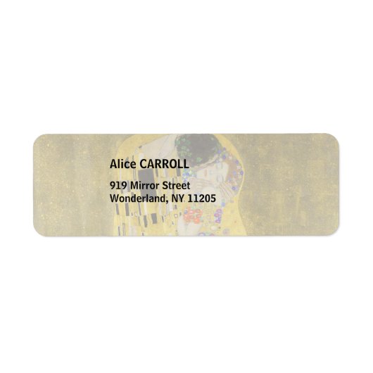 Gustav Klimt - Der Kuss (Vorne)