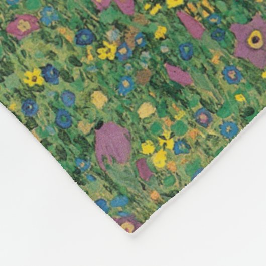 GUSTAV KLIMT - Der Kuss 1907 Fleecedecke (Ecke)