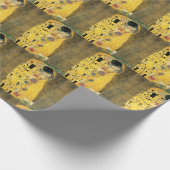 GUSTAV KLIMT - Der Kuss 1907 Geschenkpapier (Ecke)
