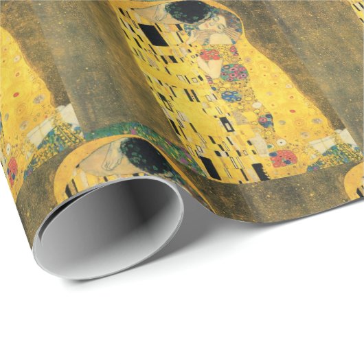 GUSTAV KLIMT - Der Kuss 1907 Geschenkpapier (Rolleneckpunkt)