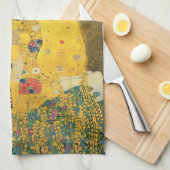 GUSTAV KLIMT - Der Kuss 1907 Küchentuch (Viertel Falte)