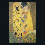 GUSTAV KLIMT - Der Kuss 1907 Küchentuch<br><div class="desc">GUSTAV KLIMT - Der Kuss 1907Öl- und Goldfolie auf Leinwand</div>