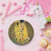 GUSTAV KLIMT - Der Kuss 1907 Pappteller (Party)