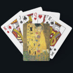 GUSTAV KLIMT - Der Kuss 1907 Spielkarten<br><div class="desc">GUSTAV KLIMT - Der Kuss 1907Öl- und Goldfolie auf Leinwand</div>
