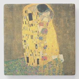 GUSTAV KLIMT - Der Kuss 1907 Steinuntersetzer