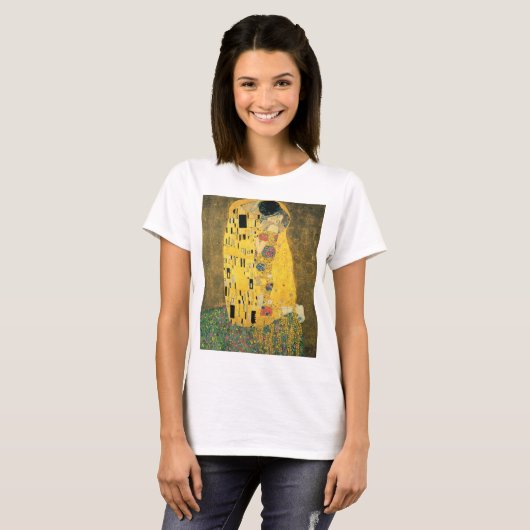 GUSTAV KLIMT - Der Kuss 1907 T-Shirt (Vorne ganz)