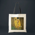 GUSTAV KLIMT - Der Kuss 1907 Tragetasche<br><div class="desc">GUSTAV KLIMT - Der Kuss 1907
Öl- und Goldfolie auf Leinwand</div>